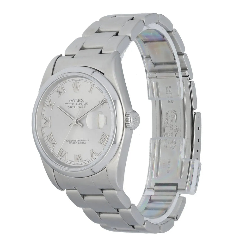 Rolex Datejust Silver Roman - Hình 2