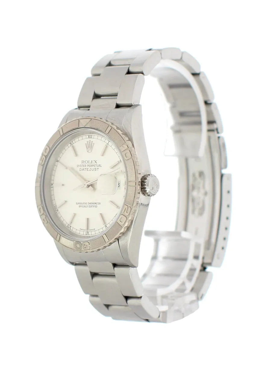 steel stainless Rolex Datejust White Dial - Hình 6