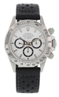 black Rolex Daytona White Dial
