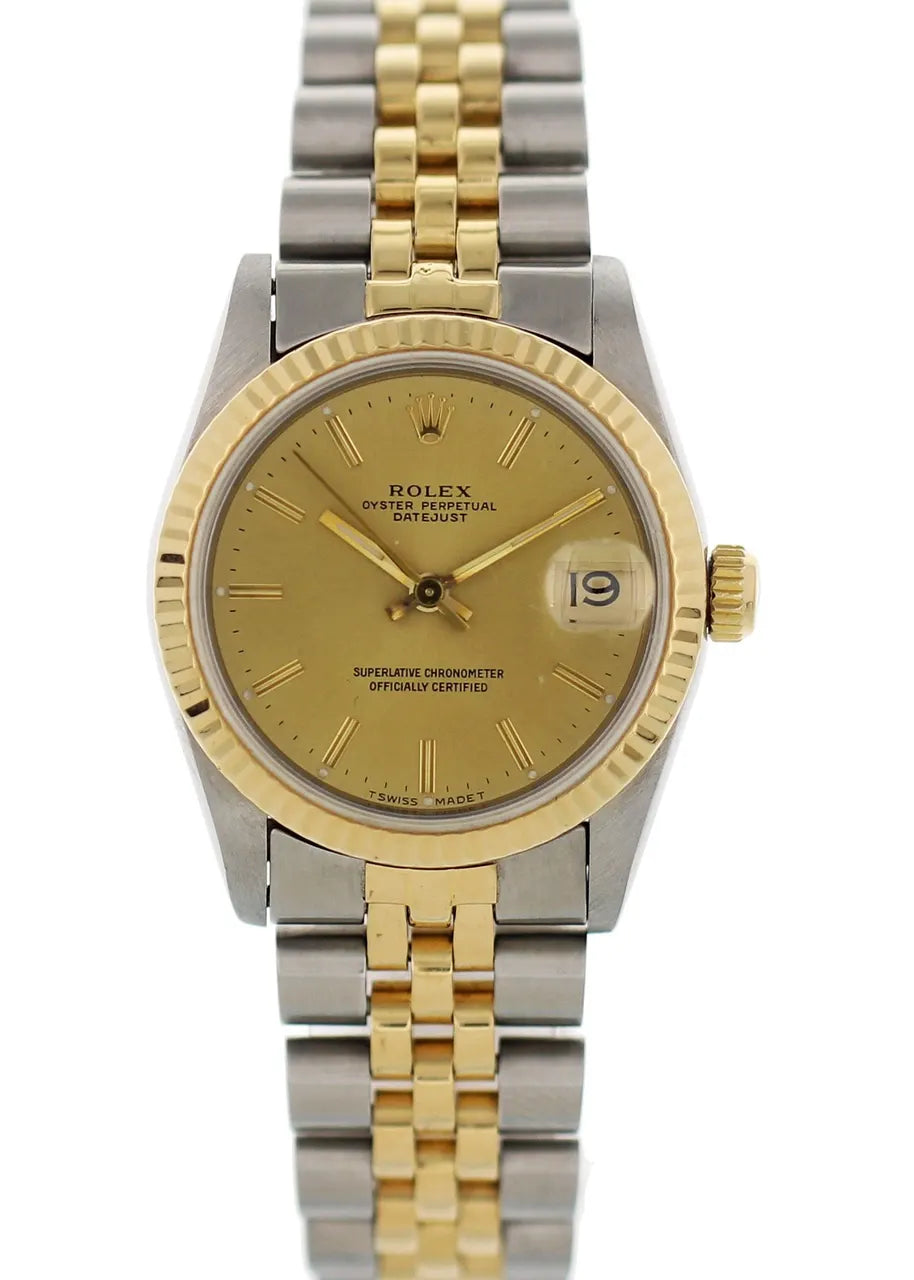 Rolex Datejust Champagne Dial gold