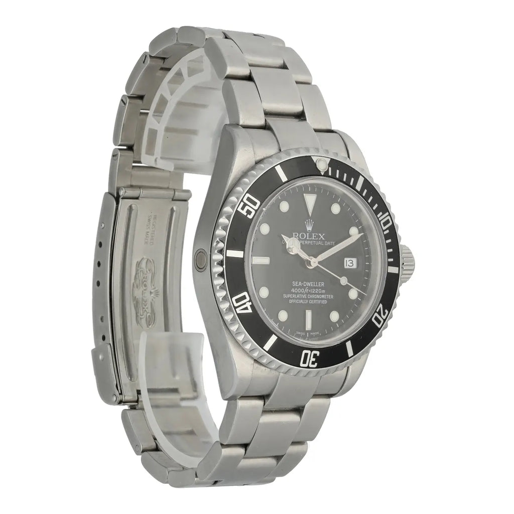 stainless steel Rolex Sea-Dweller Black Dial - Hình 3