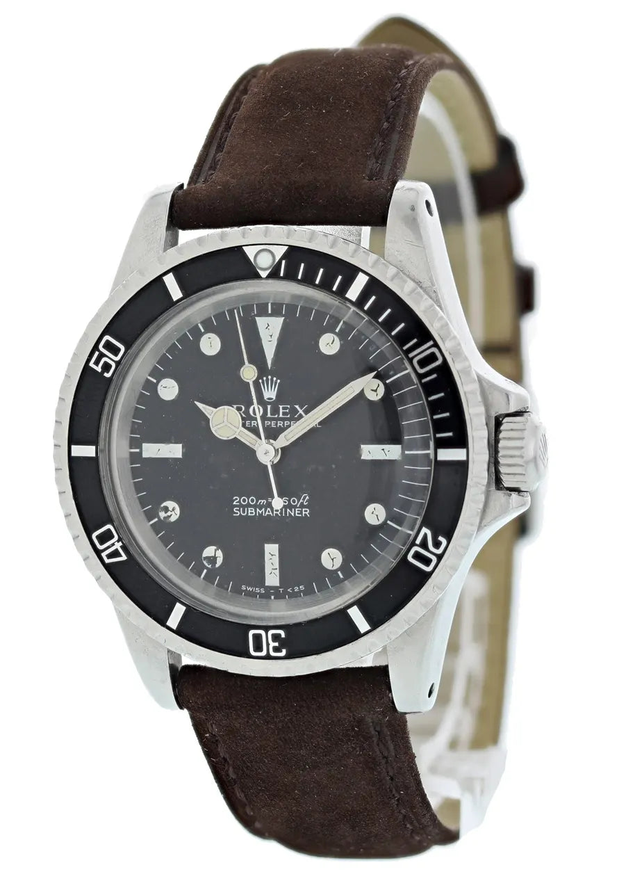 Rolex Submariner Brown Suede - Hình 4