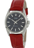 Rolex Black Dial Red Strap