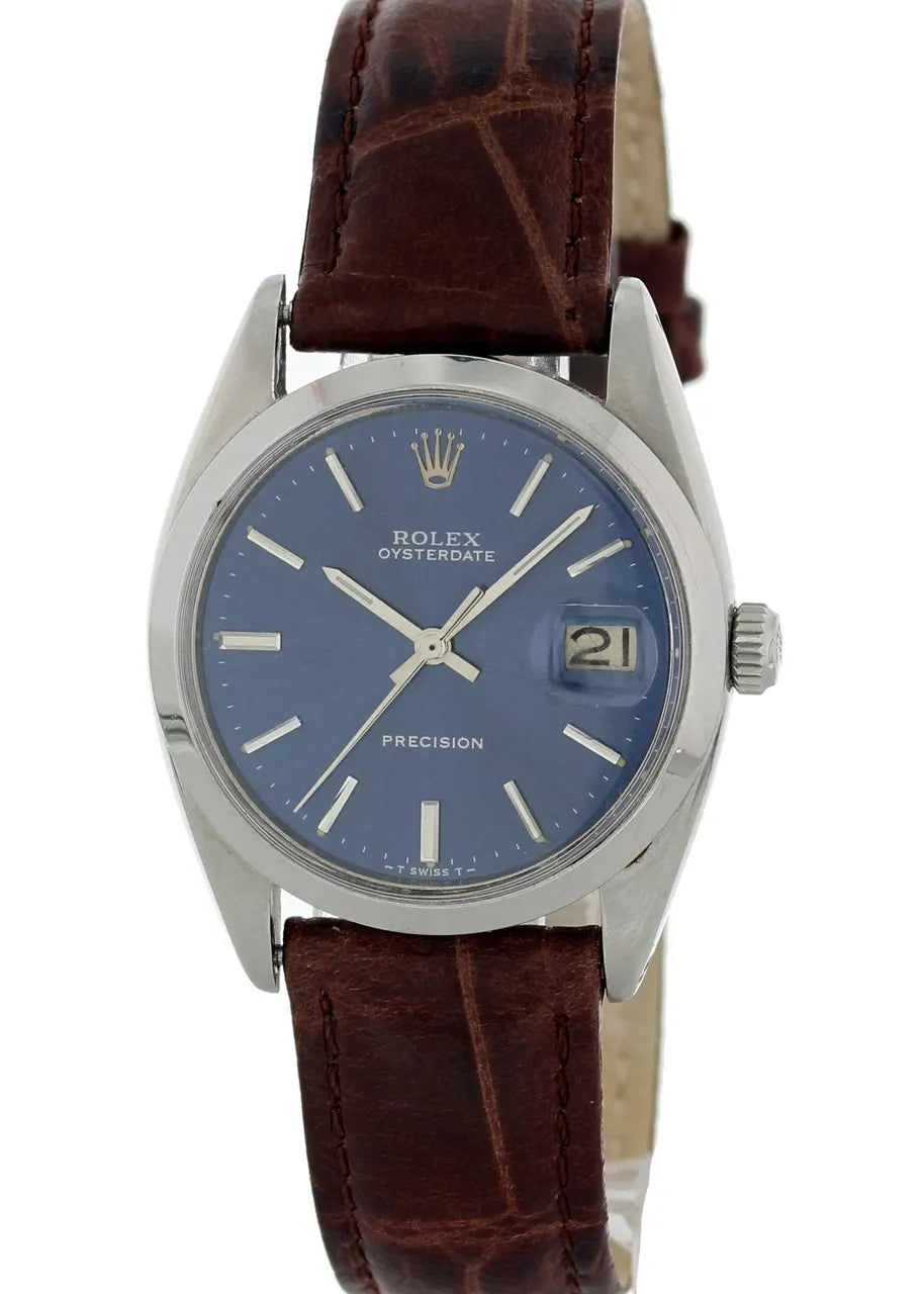 Rolex Oysterdate Blue Dial - Hình 5