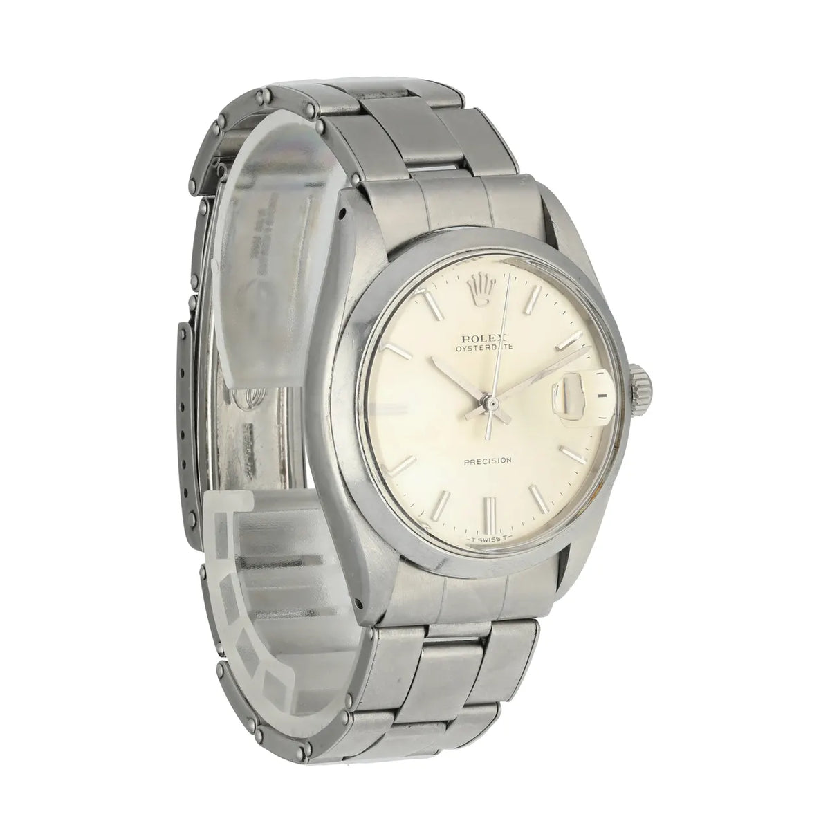 vintage Rolex Oysterdate Silver Dial - Hình 3