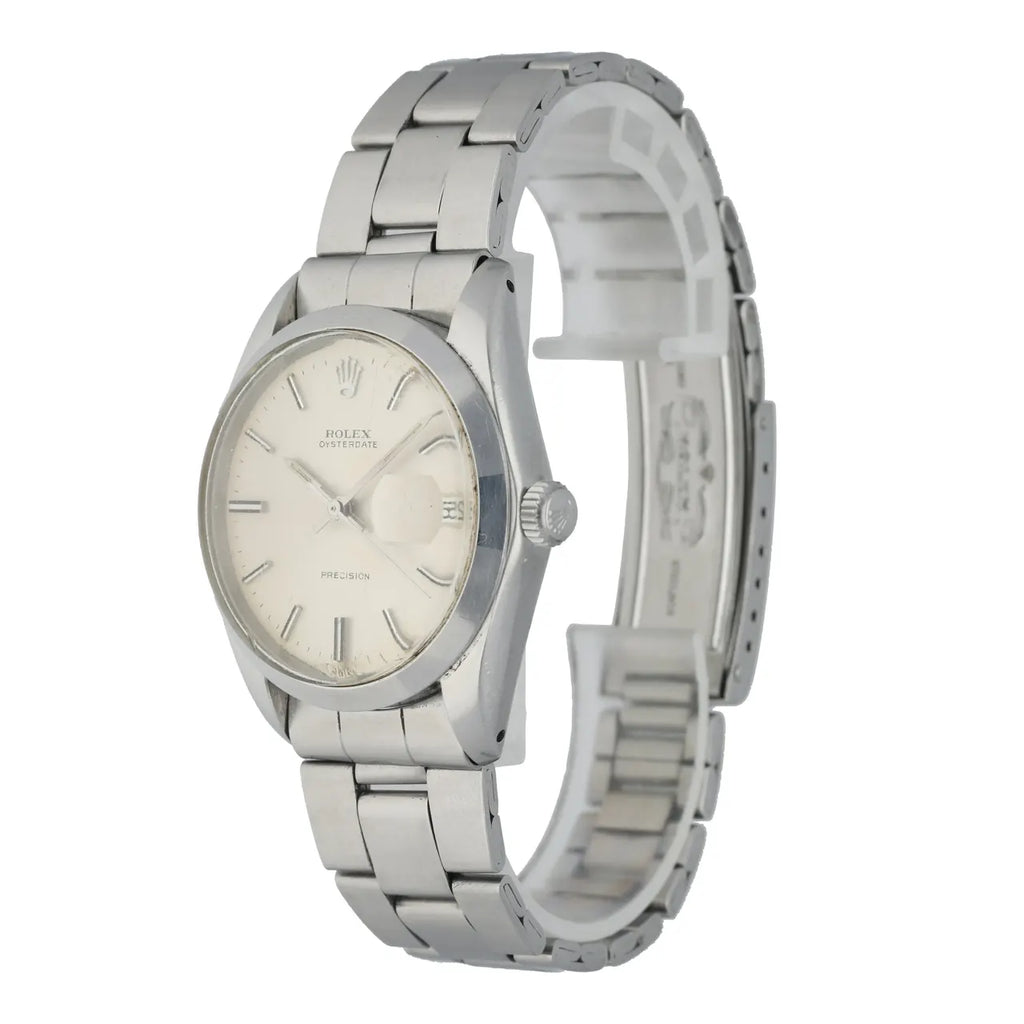 Rolex Silver Oysterdate Precision - Hình 2