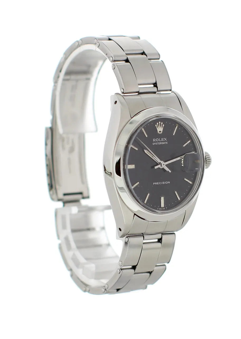 Rolex Black Dial Steel oysterdate - Hình 4