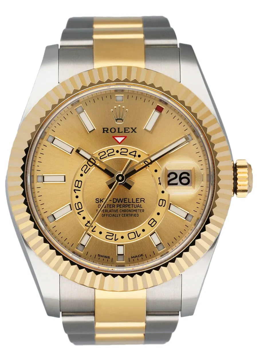 Rolex Sky-Dweller Gold Dial - Hình 8
