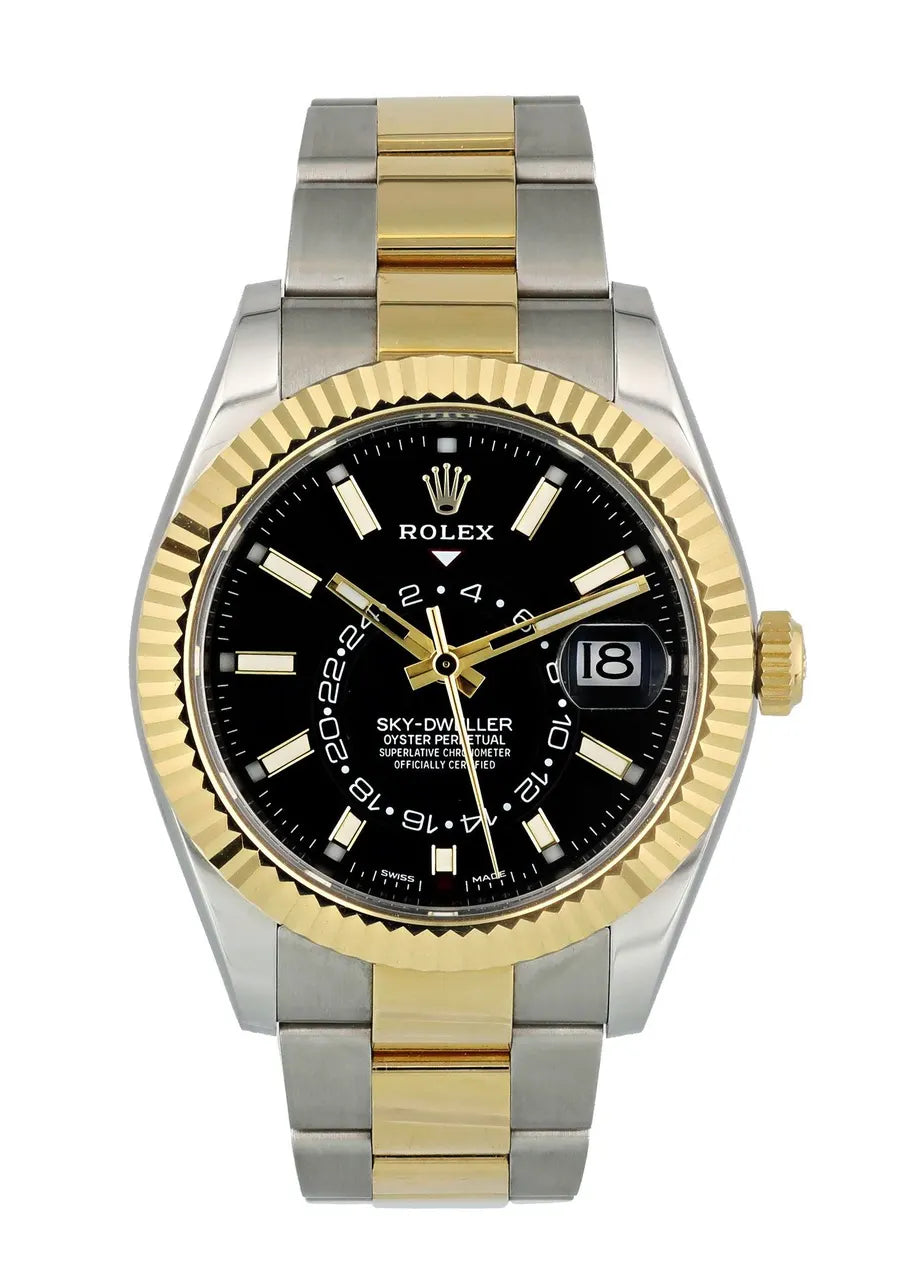 Rolex Two-Tone Sky-Dweller Black