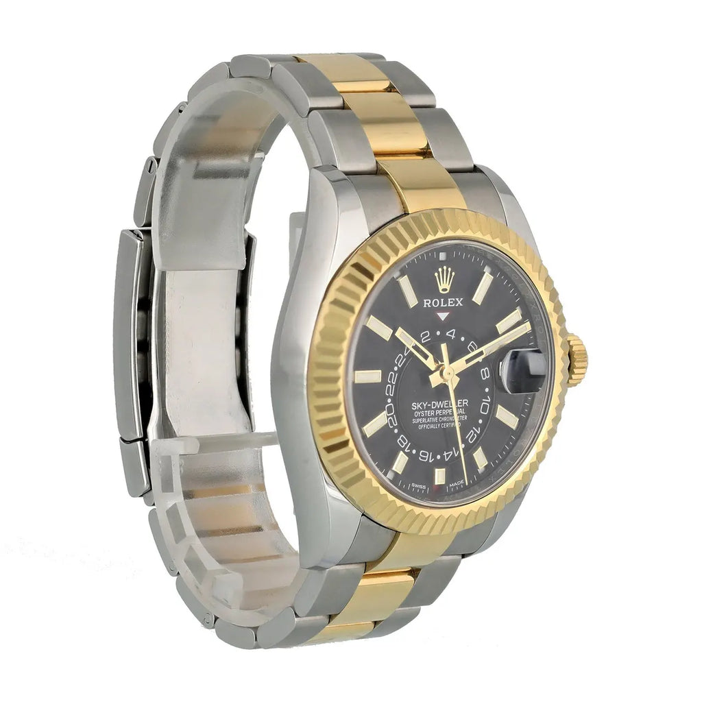 Rolex Two-Tone Sky-Dweller Black - Hình 6