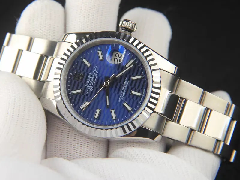 Rolex Blue Pattern Dial - Hình 6