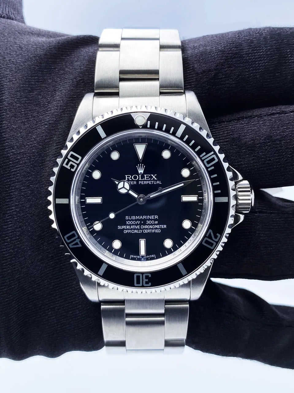 Rolex No Date Submariner – Rolex Submariner No Date – Black Dial Steel