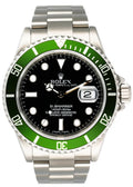 stainless steel Rolex Green Bezel Submariner