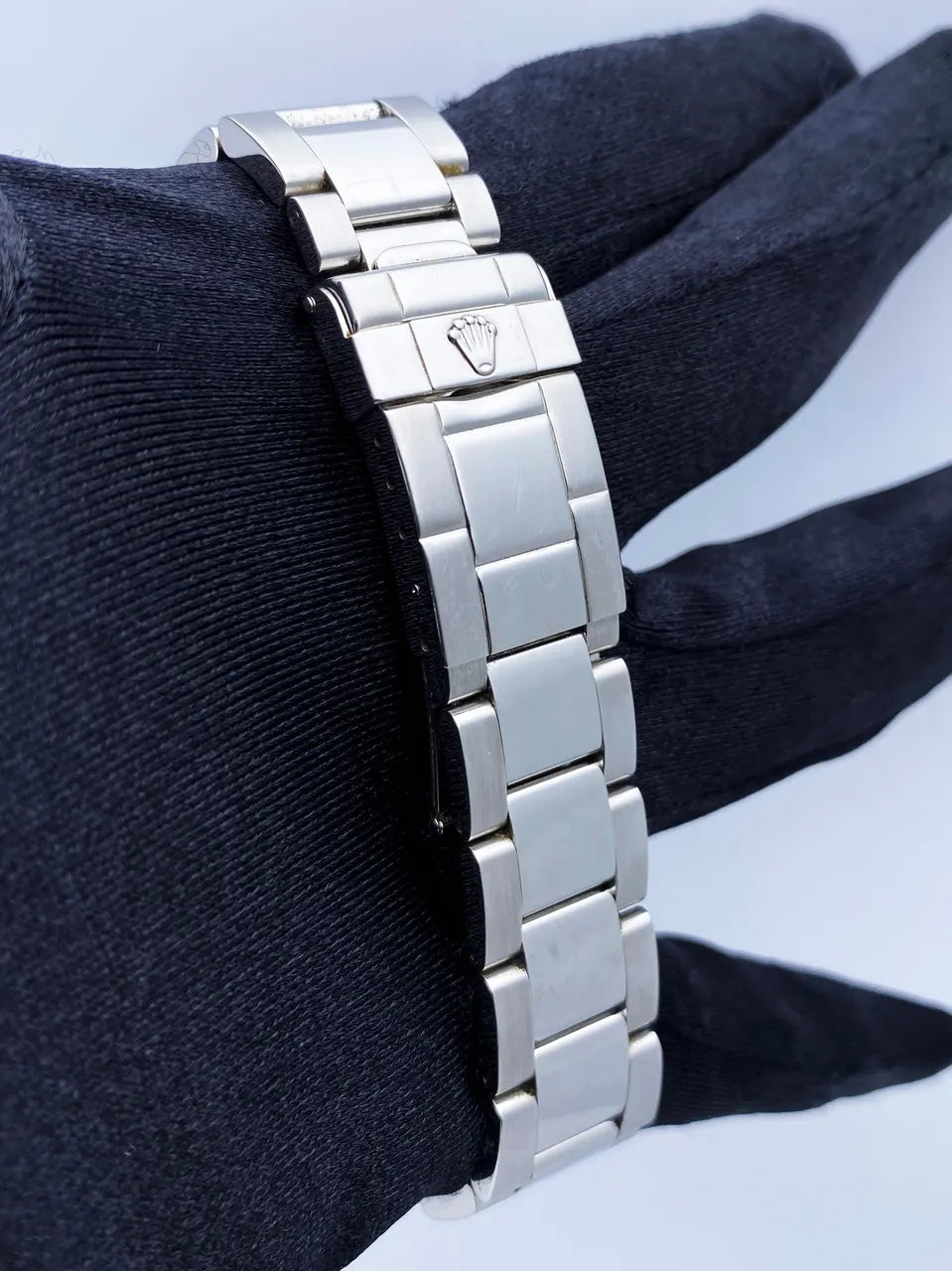 yacht Rolex Platinum Dial Steel - Hình 5