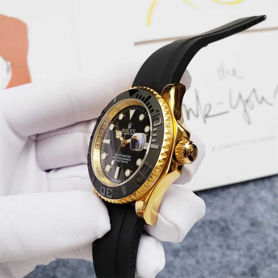 Rolex Yacht-Master Gold Rubber - Hình 3