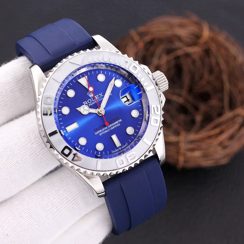 Rolex Yacht-Master Blue Dial stainless - Hình 3