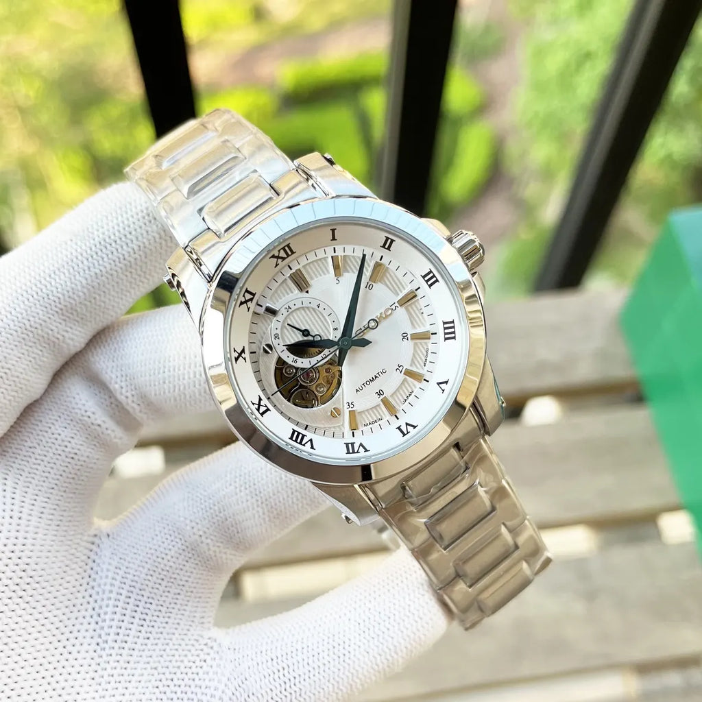Seiko Automatic White Dial