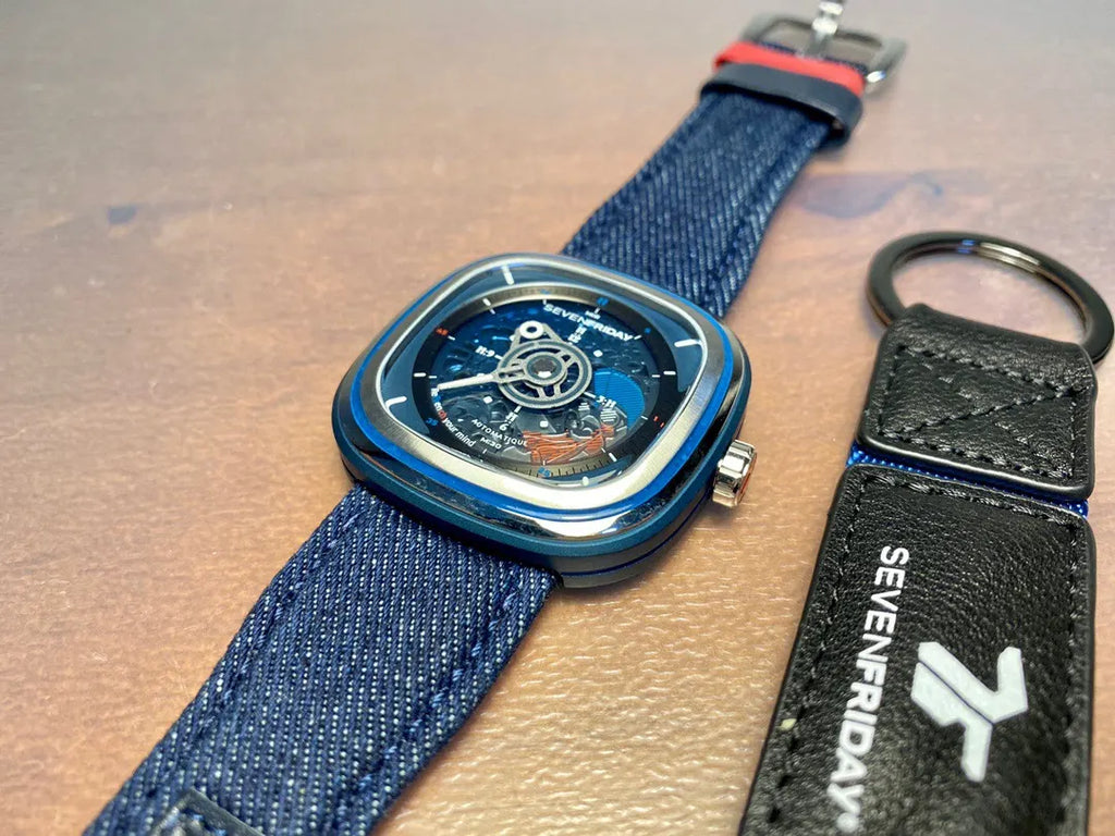 SevenFriday T2/01 Blue Denim - Hình 4