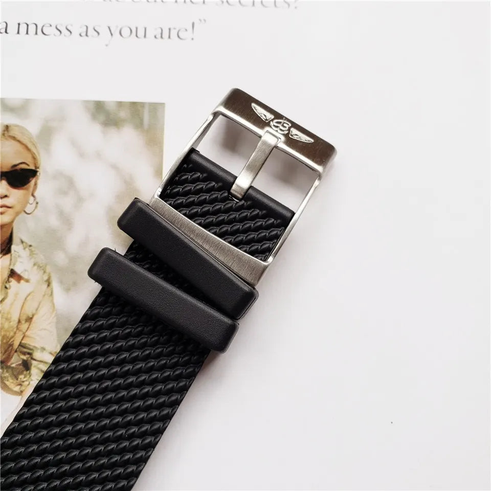 Breitling Black Rubber - Hình 5