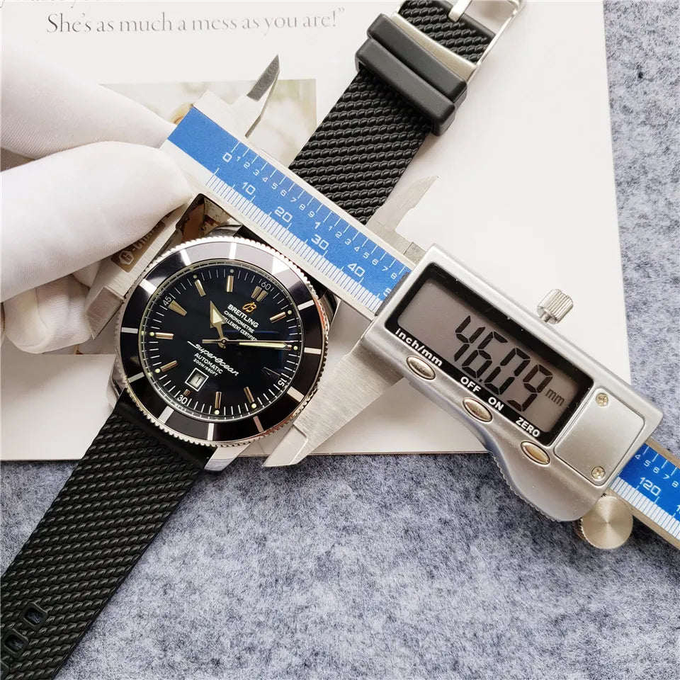 Breitling Black Rubber - Hình 2