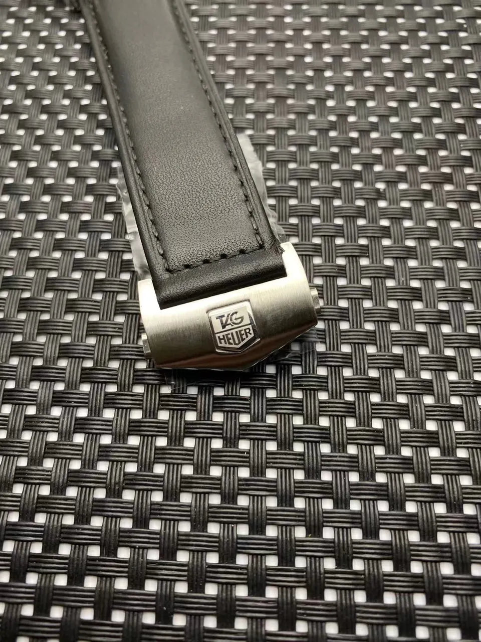Tag Heuer Carrera Silver Dial Black Leather Chronograph - Hình 5