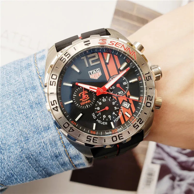 black TAG Heuer Senna Edition - Hình 3