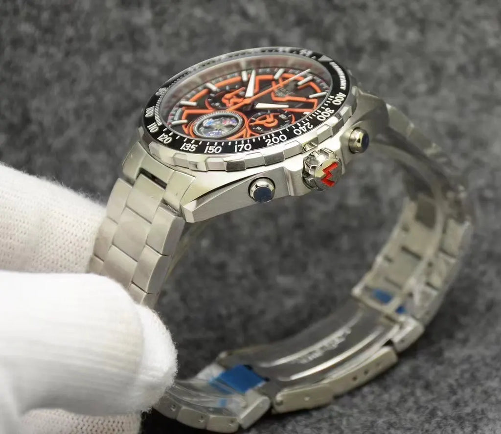 SevenFriday Orange Accent Watch