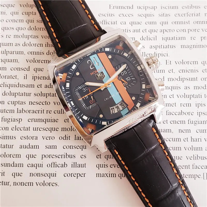 black TAG Heuer Monaco Gulf Edition - Hình 5