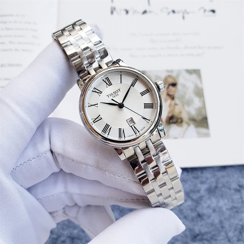 Tissot Silver Stainless Watch - Hình 4