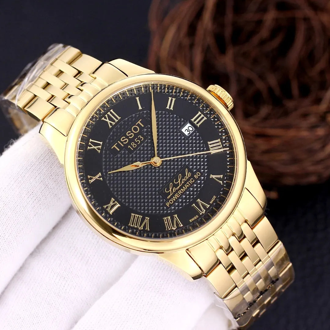 Tissot Gold Black Automatic