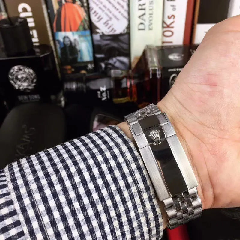 gmt Rolex Pepsi Bezel Steel - Hình 3