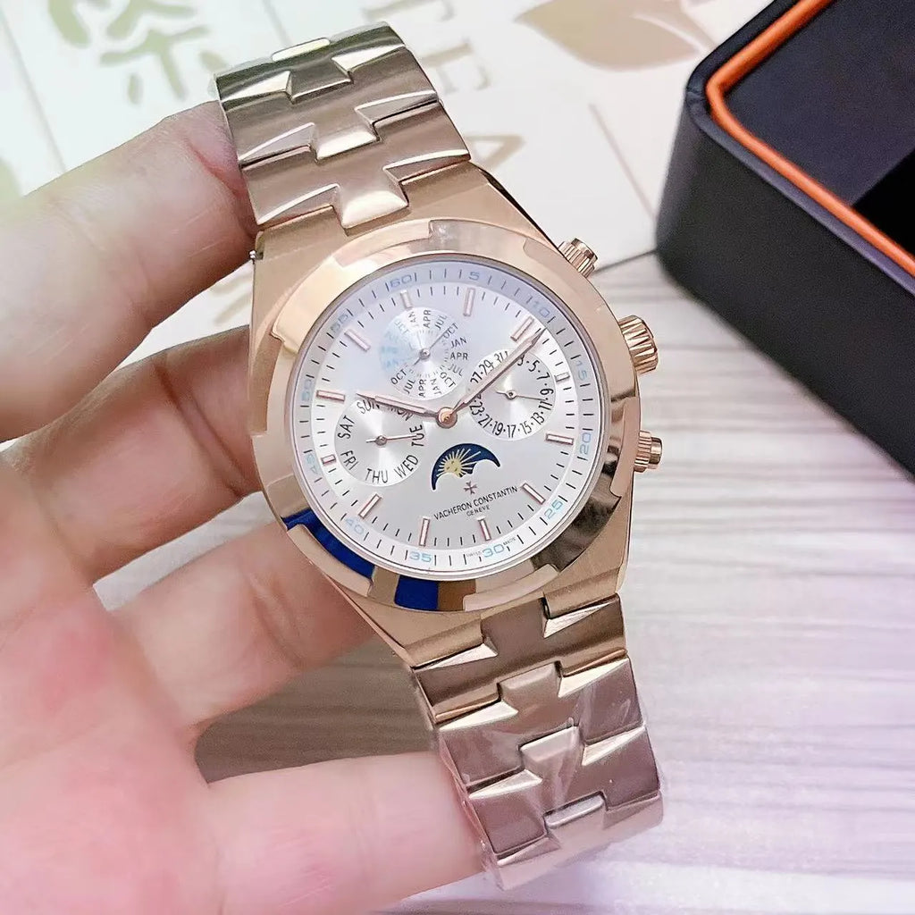 Overseas Rose Gold Moon Phase