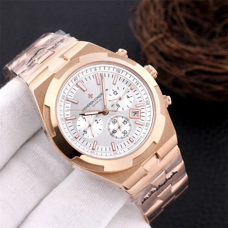 constantin Vacheron Rose Gold Chronograph