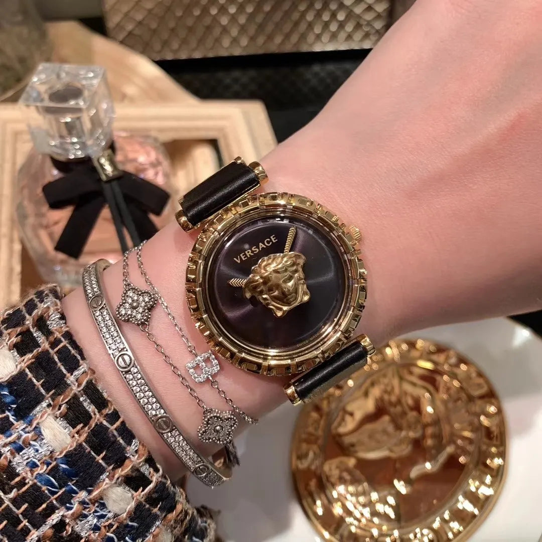Versace Medusa Black Watch - Hình 5