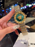 medusa Versace Green Dial Watch