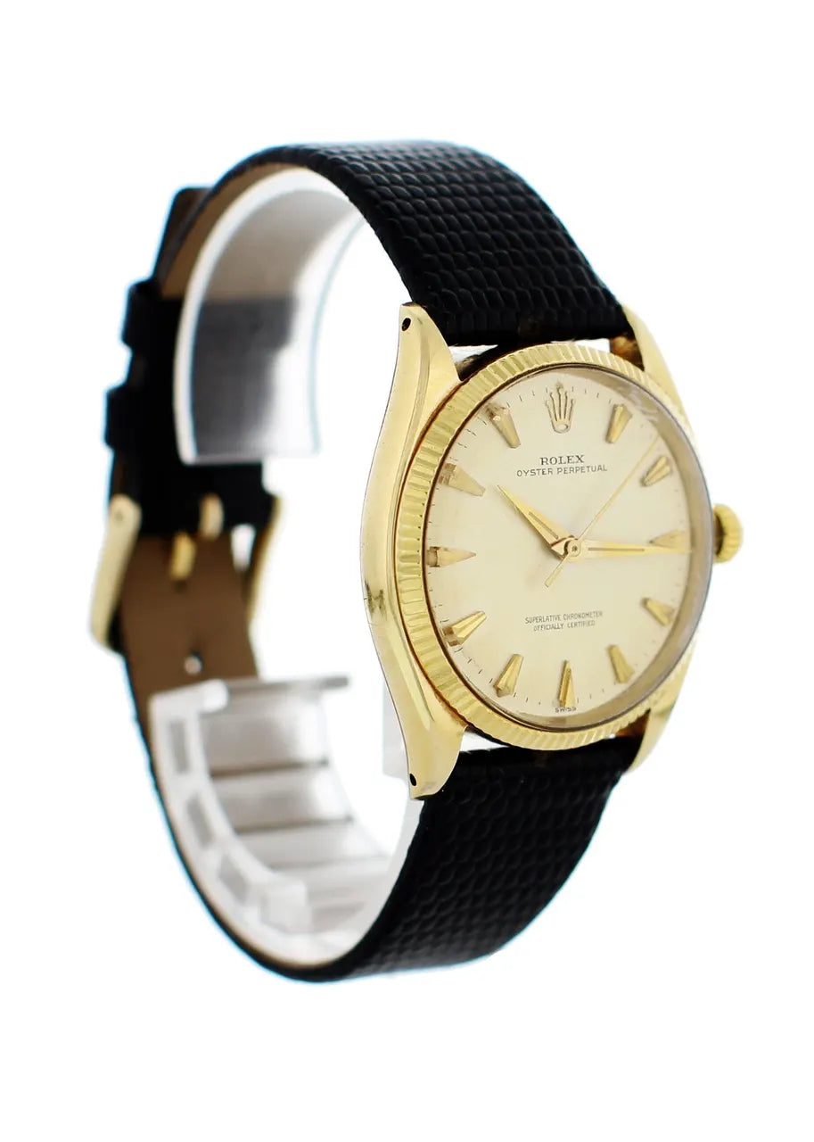 Rolex Gold Black Fabric - Hình 7