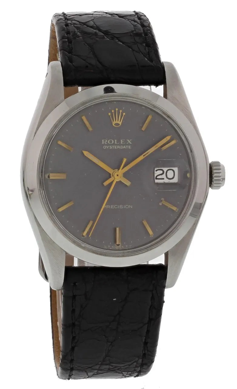 Rolex Oysterdate Gray Dial - Hình 2