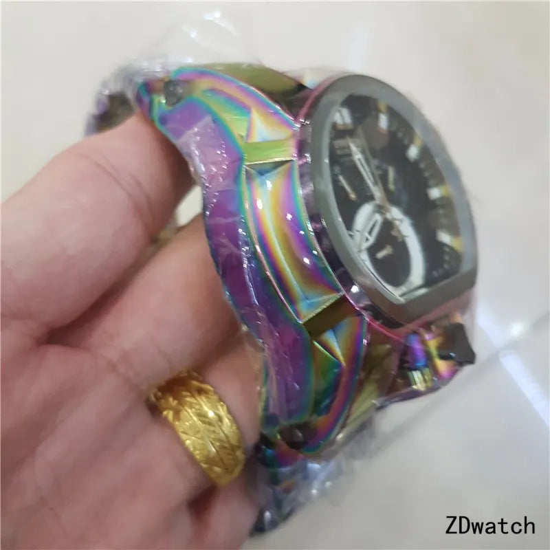 Invicta Gold Tone Chronograph - Hình 8