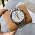 IWC Silver Chronograph Watch